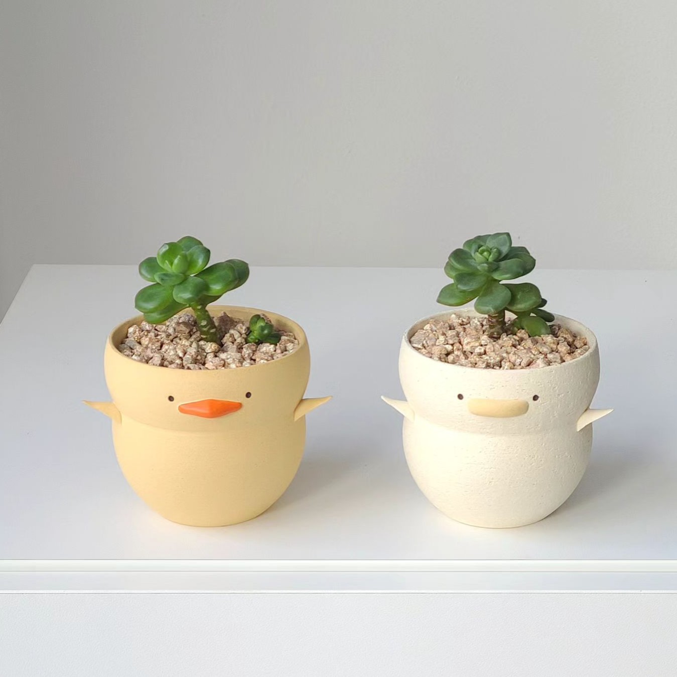 陶土TeeUM韩国花盆原创设计手工