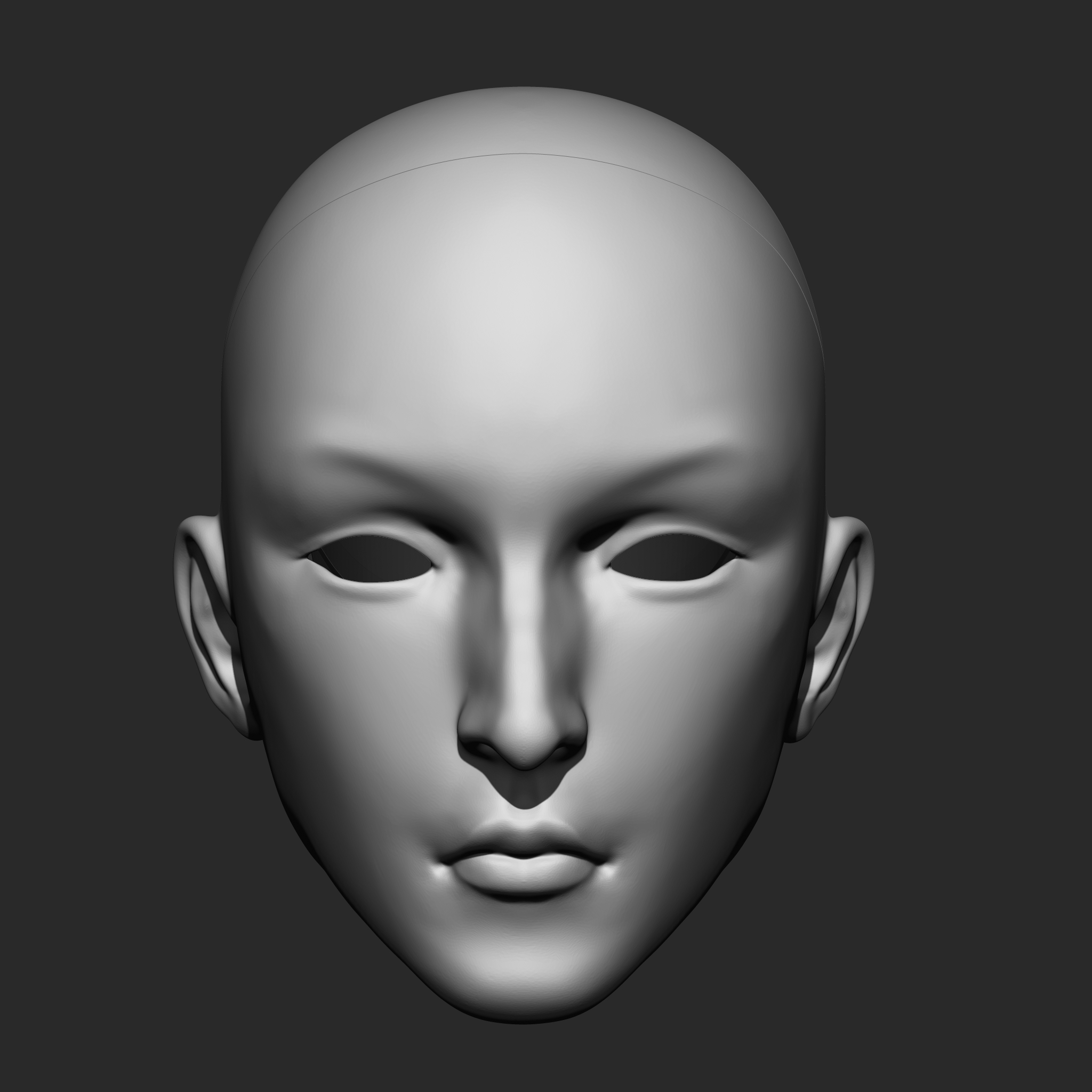 bjd娃娃头3d模型三维文件打印图纸stl高精度素材346分特6叔头宇阳