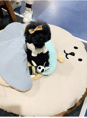 INS韩国户外外出猫狗窝推车垫子保暖可机洗超大四季通用宠物用品