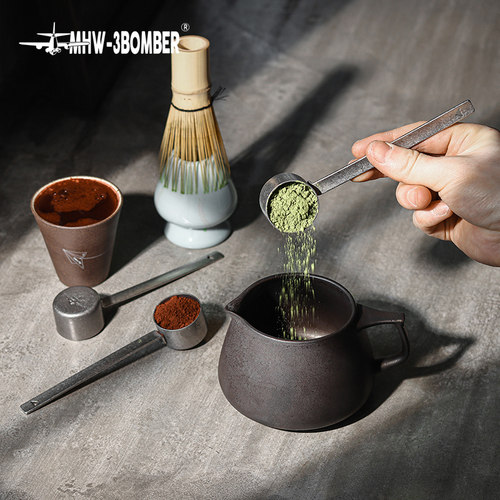 轰炸机不锈钢咖啡勺咖啡粉量勺