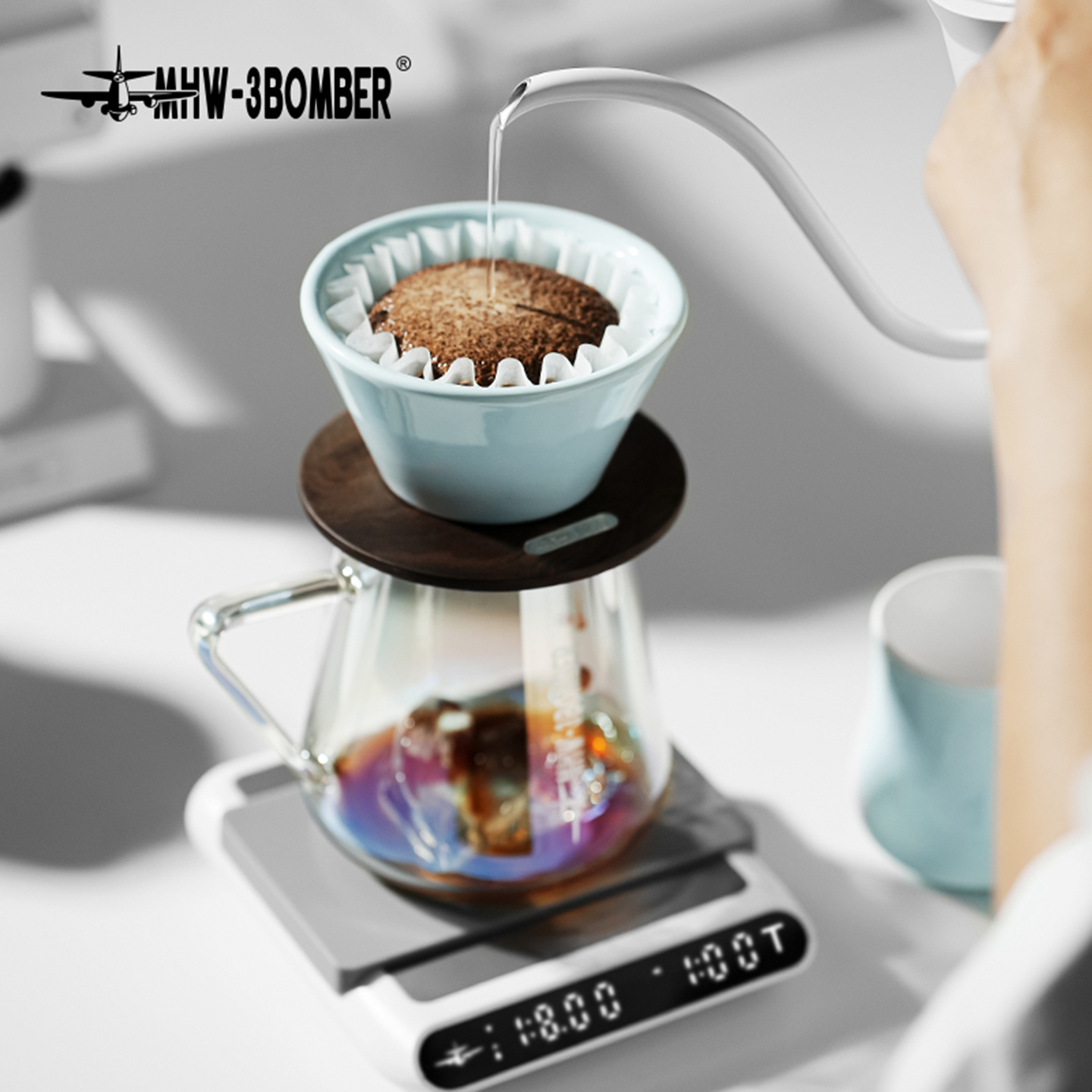 MHW-3BOMBER轰炸机流星滤杯咖啡手冲过滤杯咖啡滤杯咖啡器具套装