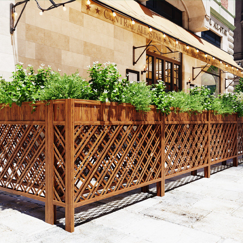 户外隔断花箱花架奶茶店咖啡店餐厅外摆组合花槽花坛隔断围栏栅栏,商业/办公家具,花坛/花箱,淘宝优惠券,粉丝福利购,淘宝优惠卷