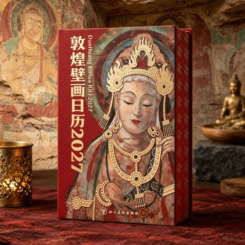 敦煌壁画日历2027年博物馆台历