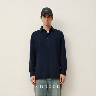 男女同款 enndou男装 上衣针织衫 多色云柔棉羊绒POLO衫 2025秋冬新款