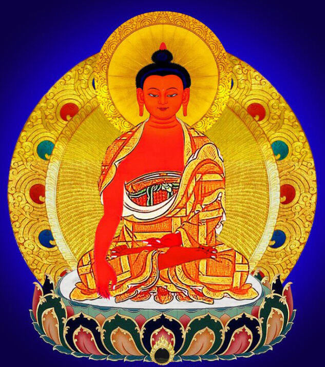 线绣 全绣印花唐卡十字绣 南无三十五佛之 南无宝火佛