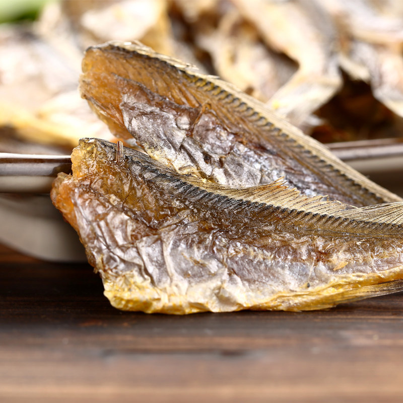 香酥小黄鱼干黄花鱼仔 香烤黄花鱼 即食海鲜零食青岛特产 250g