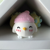 青海茶卡盐湖特色工艺品盐雕可爱卡通形象小萌鸡摆件送人小朋友礼