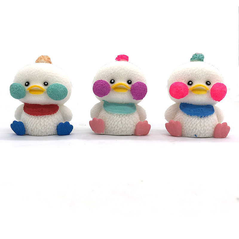 青海特色工艺品茶卡盐雕diy纪念品玩偶送人可爱小礼品卡通蜜桃鸭