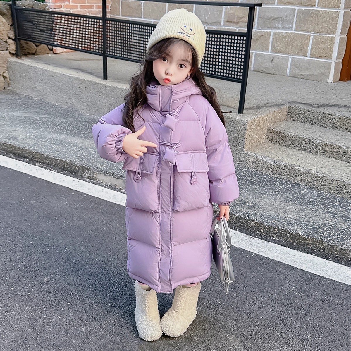 女童冬款羽绒服2025新款