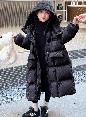 NEXT JANSO女童加厚棉服2025冬款新款韩版时尚中大童百搭上衣外套