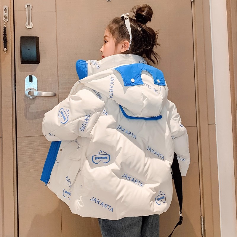 女童韩版羽绒服冬款2025新款