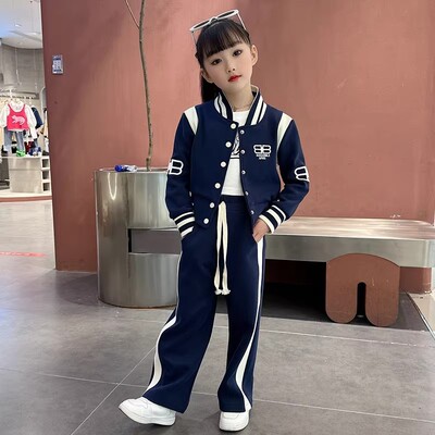 女童棒球服春秋2026新款中大童