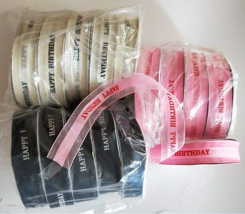 2.5cm高品质韩版涤纶带玫瑰鲜花包装蛋糕盒喜糖生日丝带缎带包邮