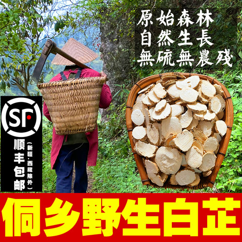 野生白芷中药材500g克包邮