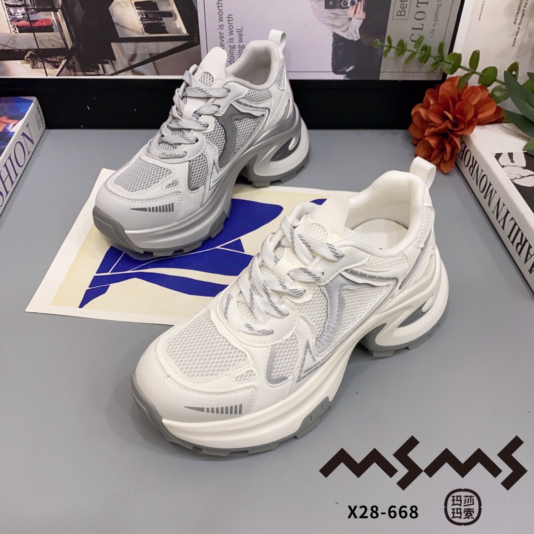 28-668玛莎玛索2026春夏季新款厚底增高女款运动鞋休闲鞋