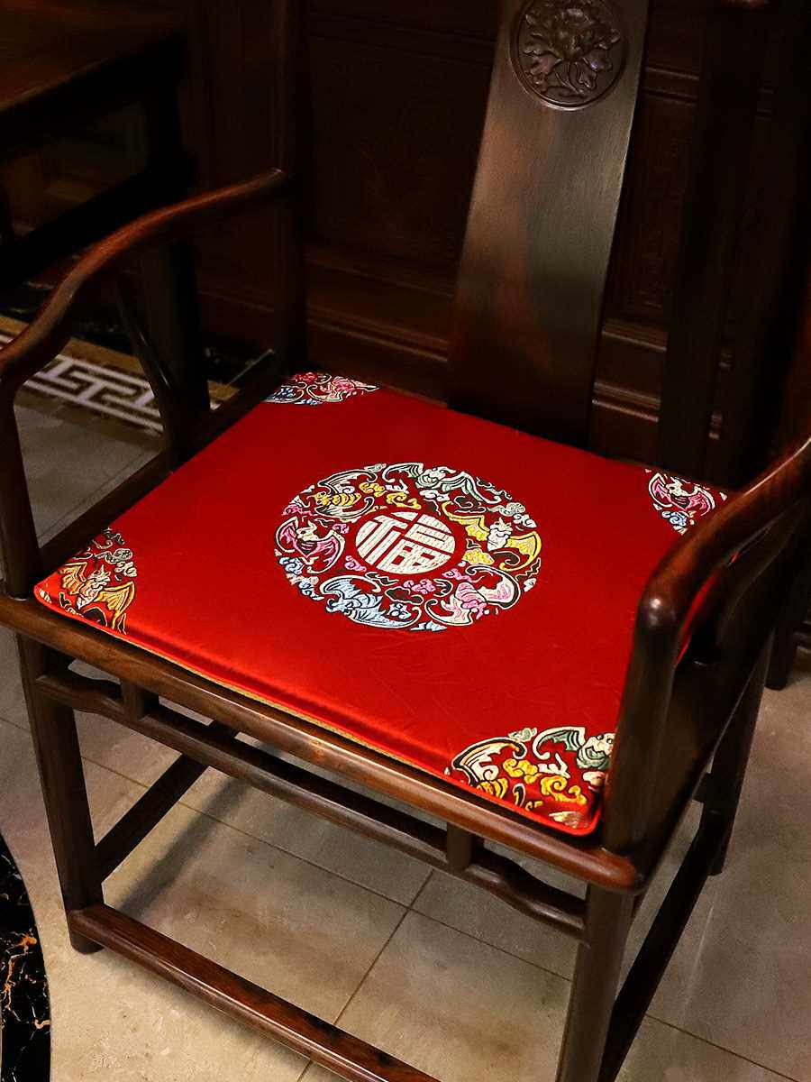 中式红木沙发椅子坐垫座椅垫实木凳子茶桌家具茶椅座垫椅垫子家用_虎窝淘