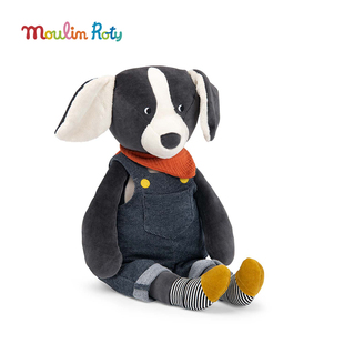 法国moulinroty茉兰若缇小狗普斯和皮鲁系列毛绒玩偶儿童节送礼物