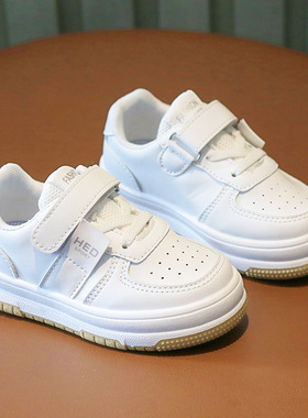 4儿童鞋子男款2025春季新款6宝宝3白色男童板鞋女童小白鞋小童5岁