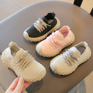儿童鞋子女男款2025新款春款女童运动鞋幼童小童宝宝网鞋二三四岁