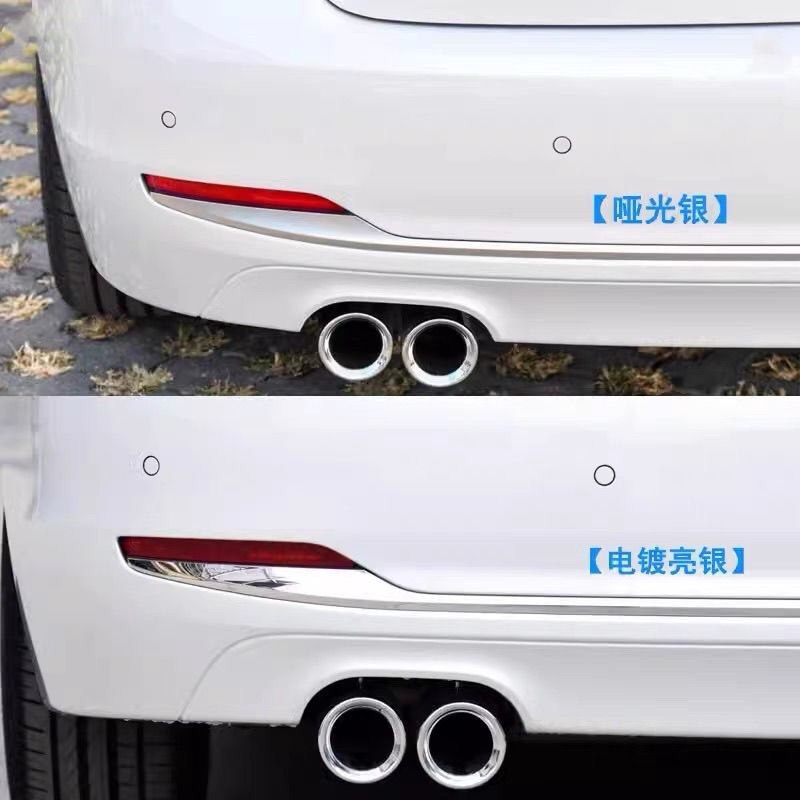 宝马3系后杠亮条316后保险杠饰条318li电镀条320li镀铬装饰条原配