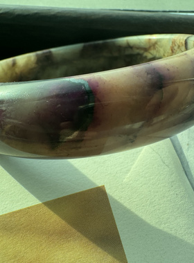 夜莺 天然老料舒俱徕手镯内径64mm