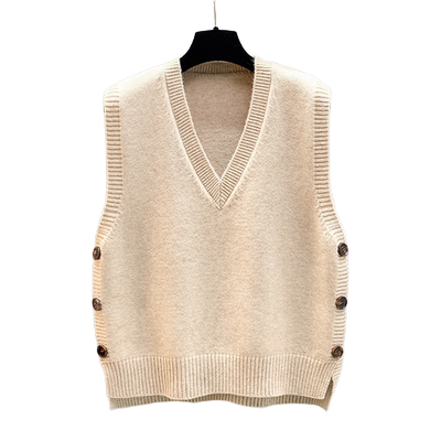 叠穿马甲针织背心女士毛衣坎肩