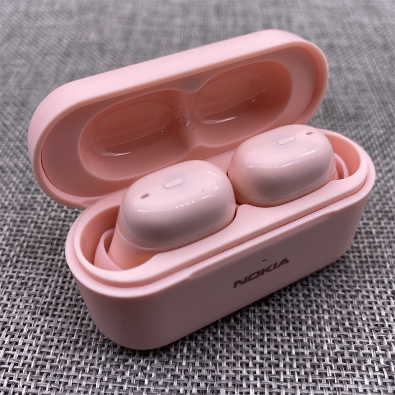 nokia/诺基亚 e3200通透模式小巧女生粉运动入耳式真无线蓝牙耳机