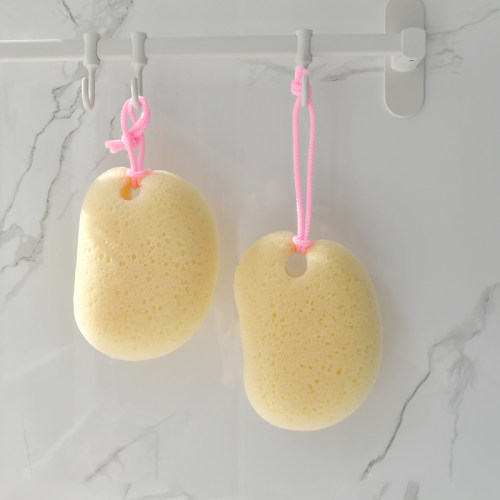 日本进口洗澡海绵浴擦沐浴棉起泡球儿童婴儿宝宝搓澡神器洗澡巾