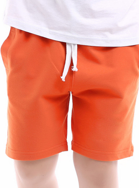 男女童纯棉运动五分裤夏中大儿童中裤纯棉大码加肥运动休闲短裤