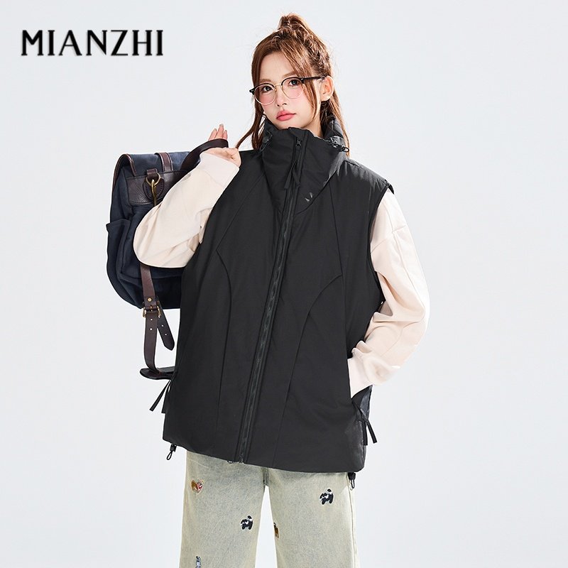 棉致冬季新款棉马甲男款宽松百搭立领保暖美式休闲运动舒适MYJ,男装,常规马甲,淘宝优惠券,粉丝福利购,淘宝优惠卷