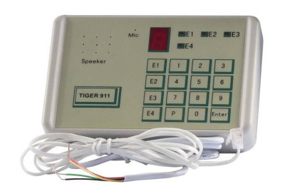TIGER911电话语音拨号器红外报警自动远程CK霍尼枫叶有线主机模块