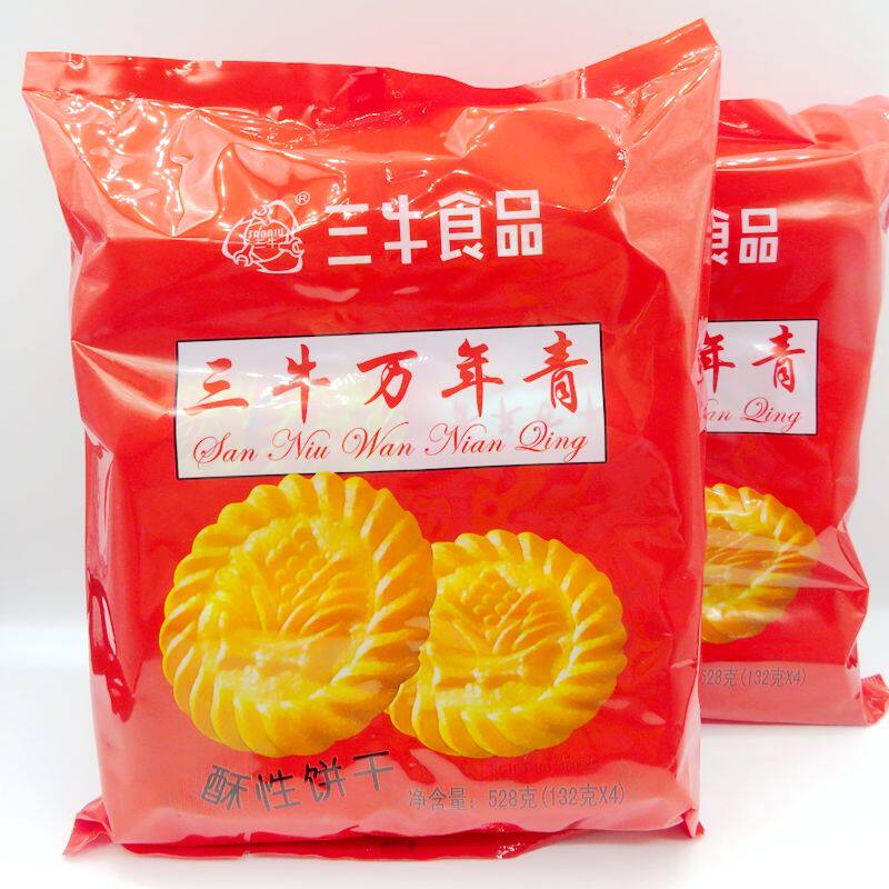 三牛上海万年青葱油味早餐零食