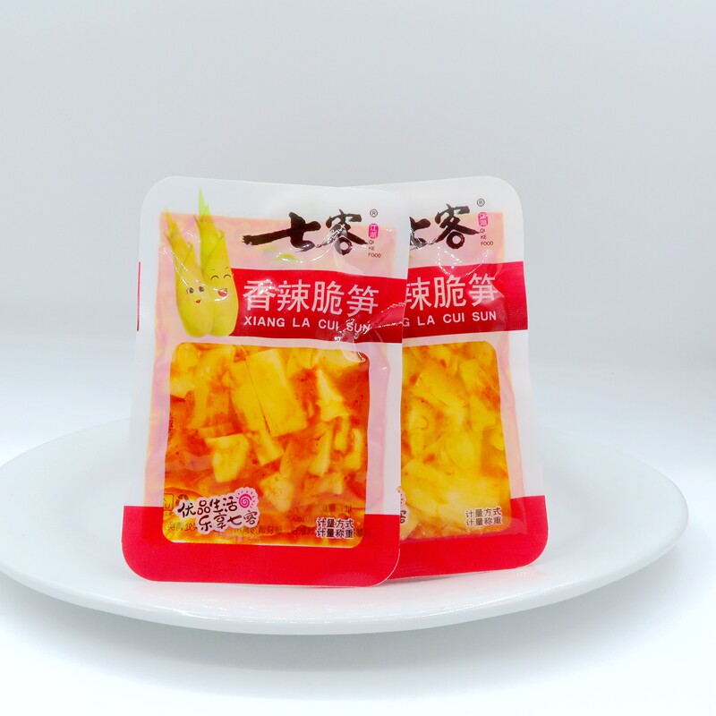 七客香辣脆笋袋装即食笋类制品散装小包装休闲零食解馋零食竹笋