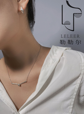 勒尔民族盘扣耳环高级感银饰项链