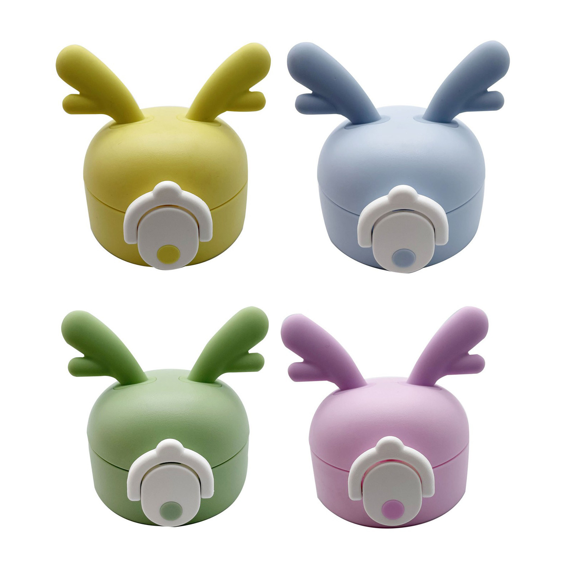 miffy儿童保温杯吸管盖动物造型水壶盖子鹿角防漏塑料配件硅胶嘴