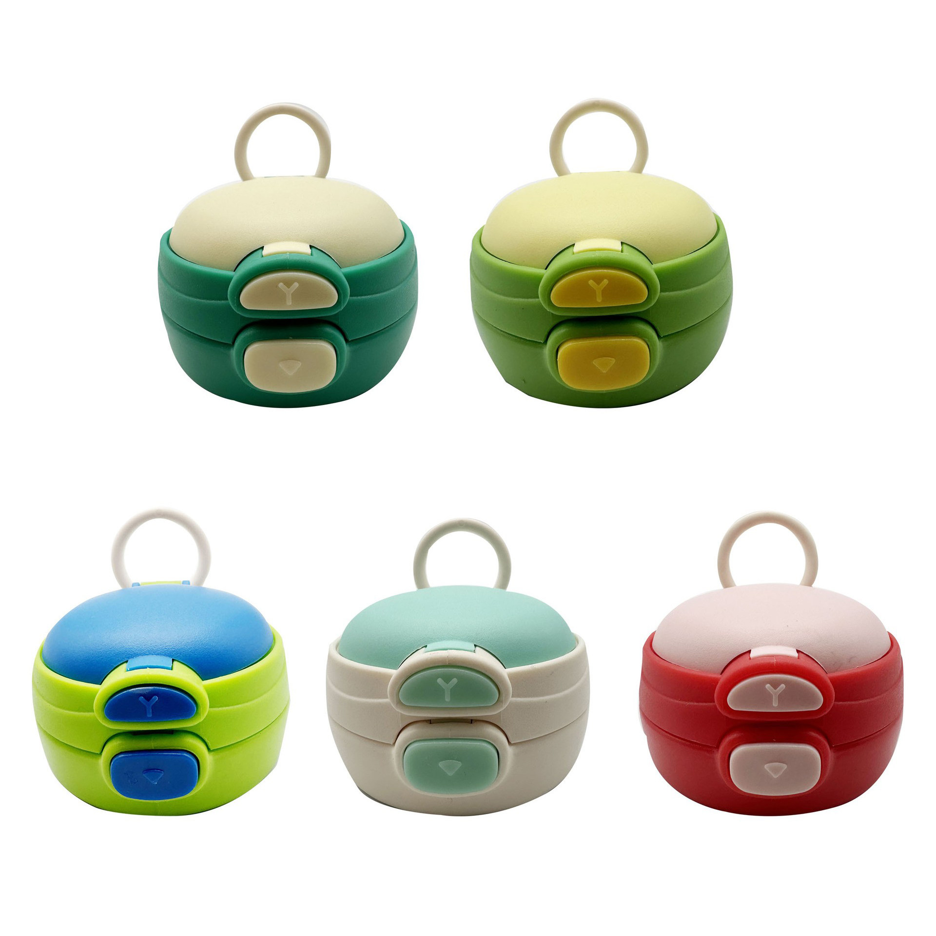 儿童保温杯双饮Y按钮吸管盖宝宝水壶直饮盖子带手提防漏塑料配件