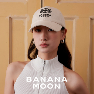 moon静奢口碑B入_JIN口长绒棉面料原创设计图腾休闲棒球帽 Banana