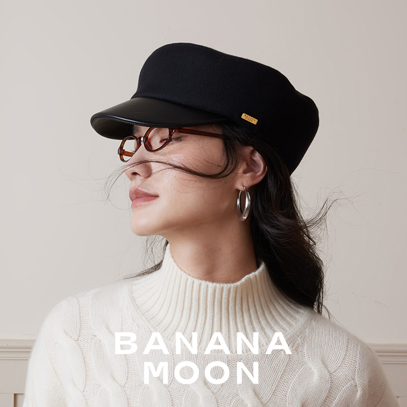 Bananamoon皮檐报童帽