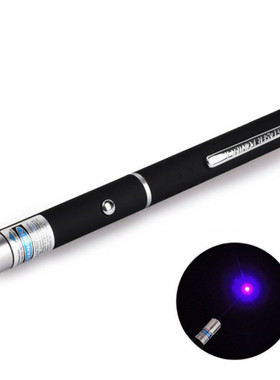 防蓝光眼镜测试笔蓝紫色激光镭射笔UV固化灯验钞防伪笔珠宝荧火笔