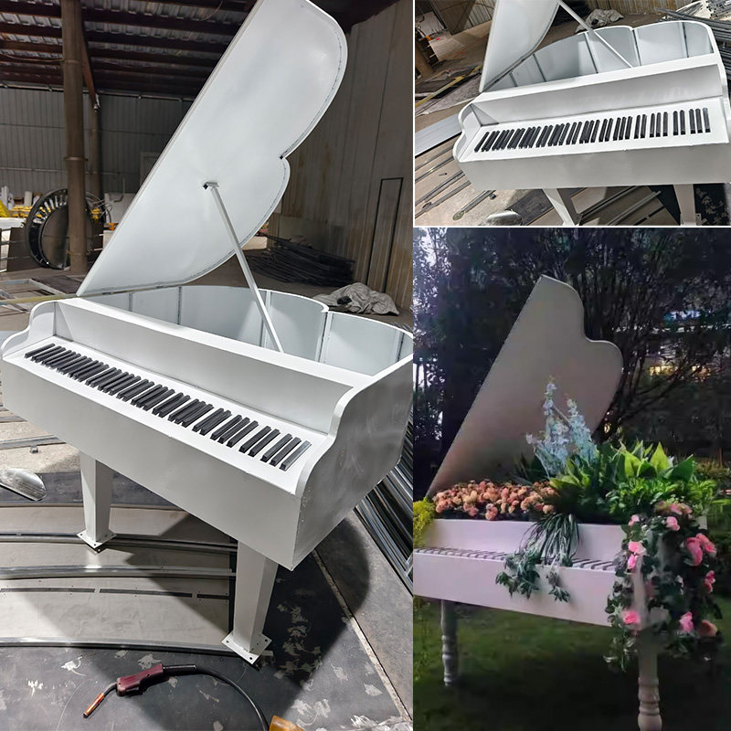 铁艺户外钢琴花架婚庆道具摄影酒店公园创意摆件别墅装饰定制道具,个性定制/设计服务/DIY,道具定制,淘宝优惠券,粉丝福利购,淘宝优惠卷