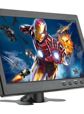 10.1寸1920*1080高清HDMI监视器LED显示屏工业安防壁挂式电脑VGA