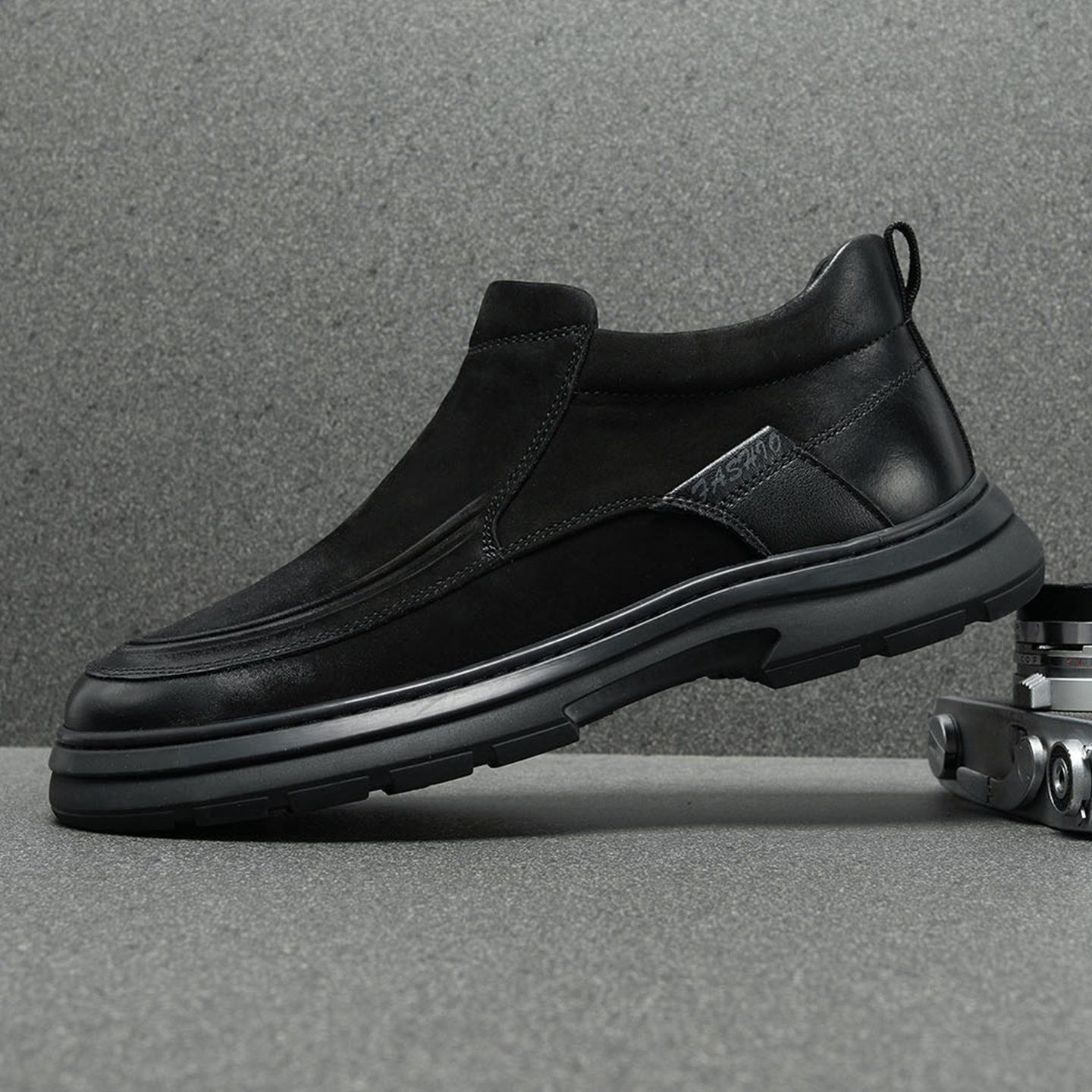 头层牛皮男鞋2025年冬季新款真皮