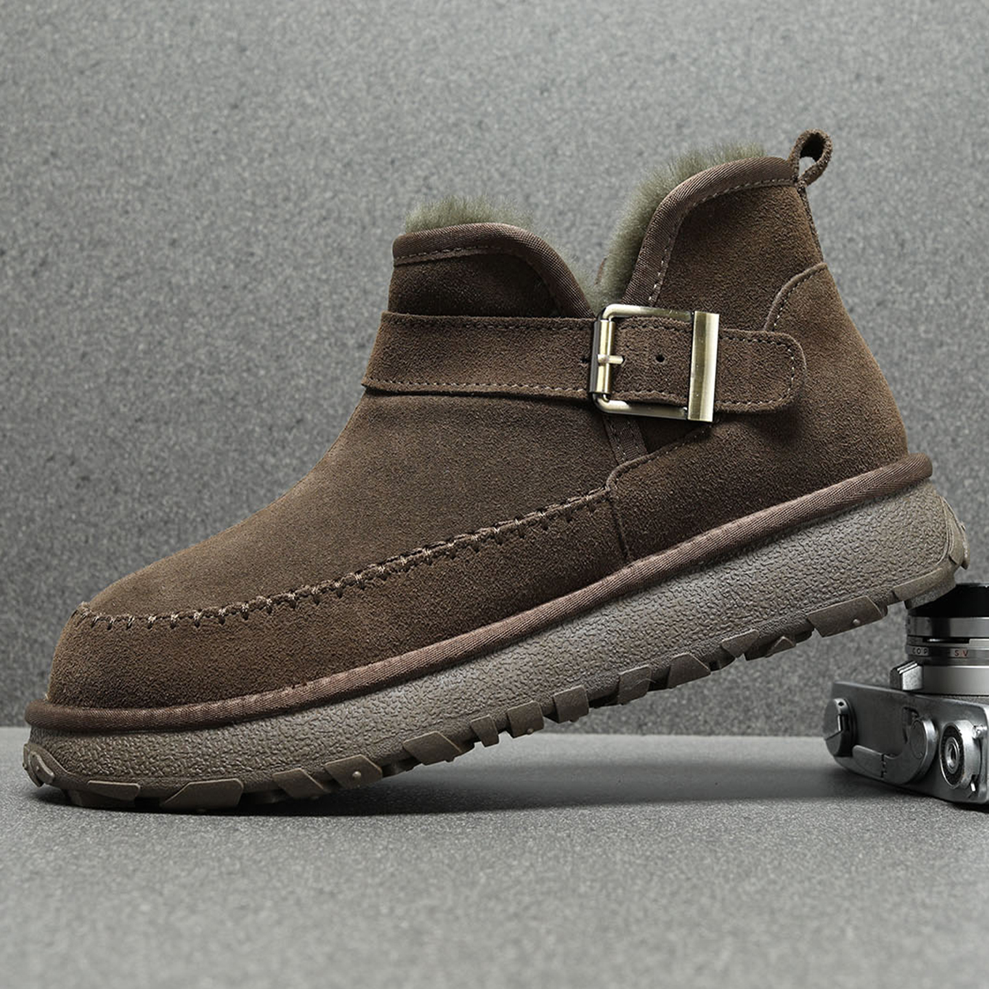 男士雪地靴棉鞋男款2025新款冬