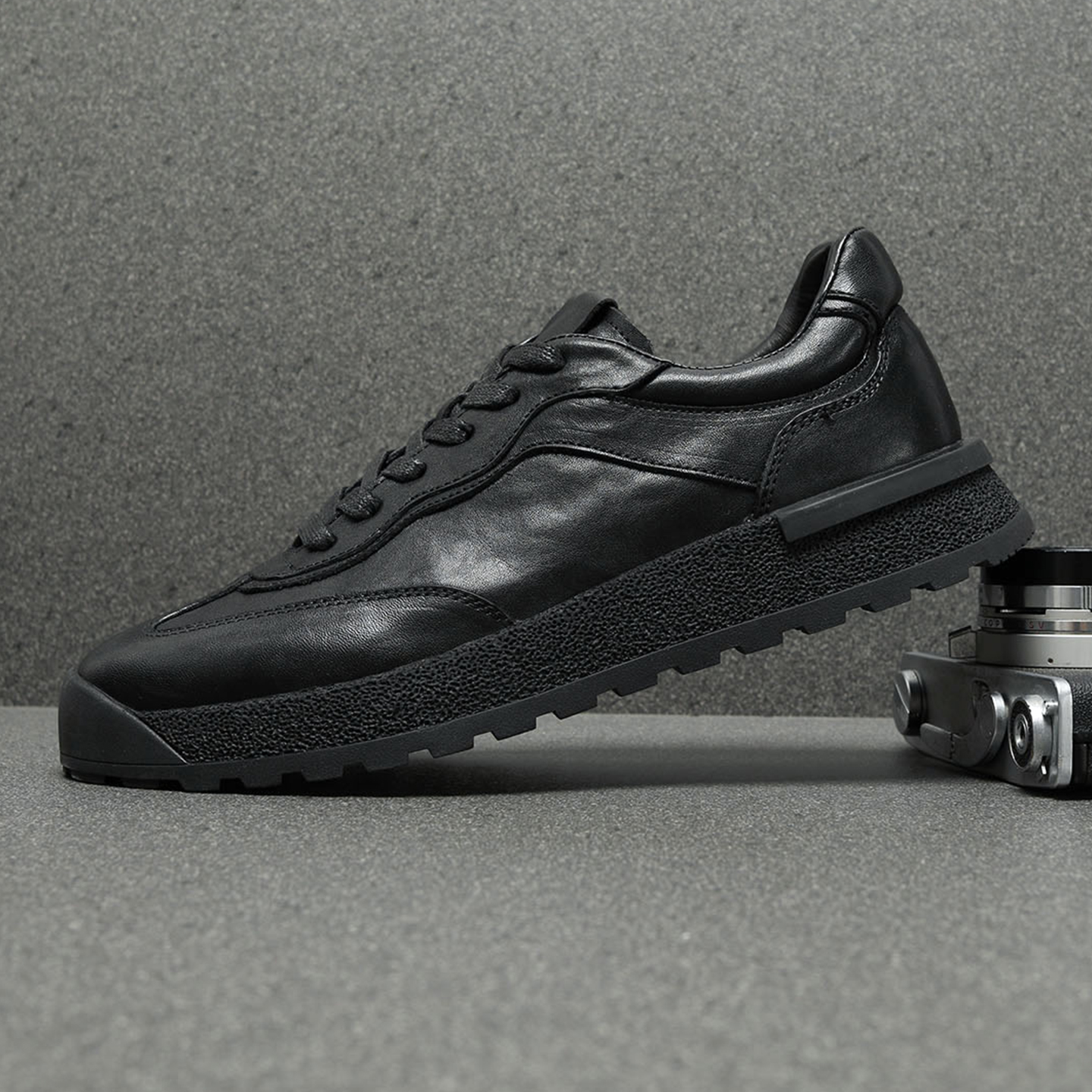 头层牛皮男鞋2025新款真皮休闲鞋