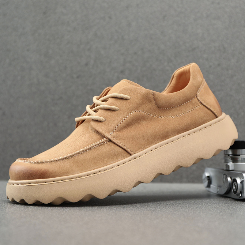 欧洲站男鞋秋季2025新款头层牛皮