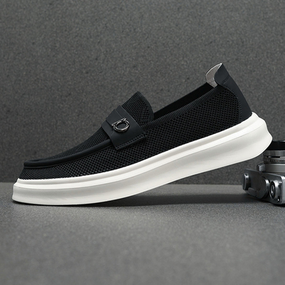 乐福鞋男时尚百搭轻便透气休闲鞋
