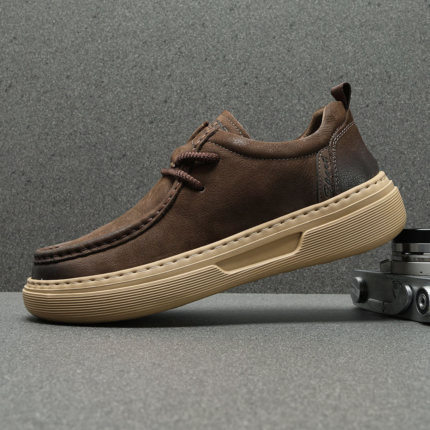 头层牛皮男鞋2025新款真皮休闲鞋