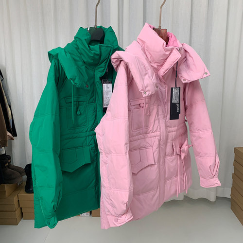 冬季大码女士羽绒服外套