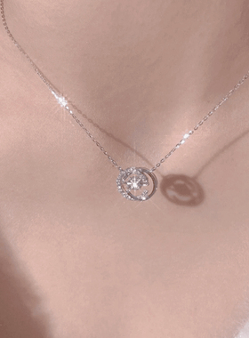 钛钢不掉色项链跳动的心女轻奢小众锁骨链2025新款爆款情人节礼物