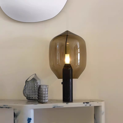 英国Established Sons Lighthouse 灯塔台灯 现代简约玻璃大理石